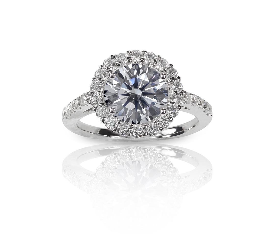 custom design oval engagement ring emu plains sydney
